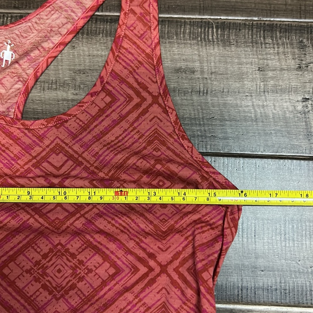 Smartwool Red/Orange Geometric Mini Dress - Picture 4 of 5